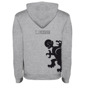 SUDADERA INFANTIL Capucha GRIS BM. UHARTE