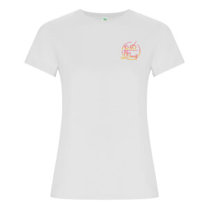 CAMISETA MUJER Golden blanca C.G.Meraki (con nombre individual)