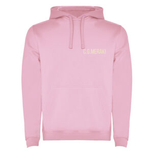 SUDADERA UNISEX Urban rosa C.G.Meraki